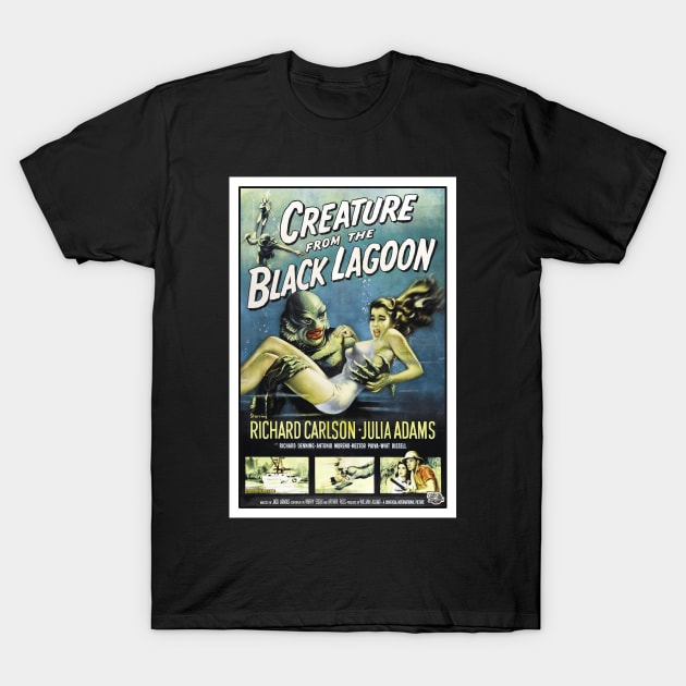 Creature from the Black Lagoon T-Shirt by RockettGraph1cs